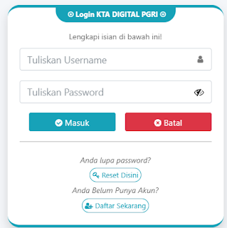 Register PGRI Bengkulu Utara - Persatuan Guru Republik Indonesia Cabang Bengkulu Utara